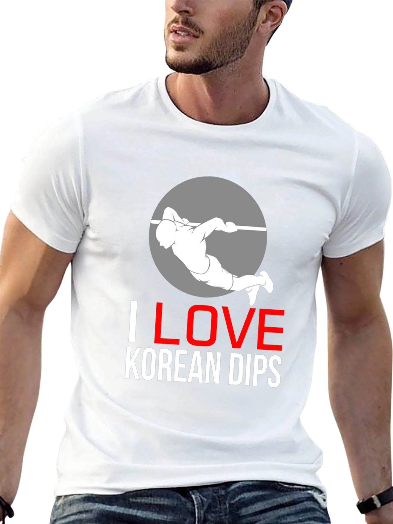 I Love Korean Dips Black T-Shirt