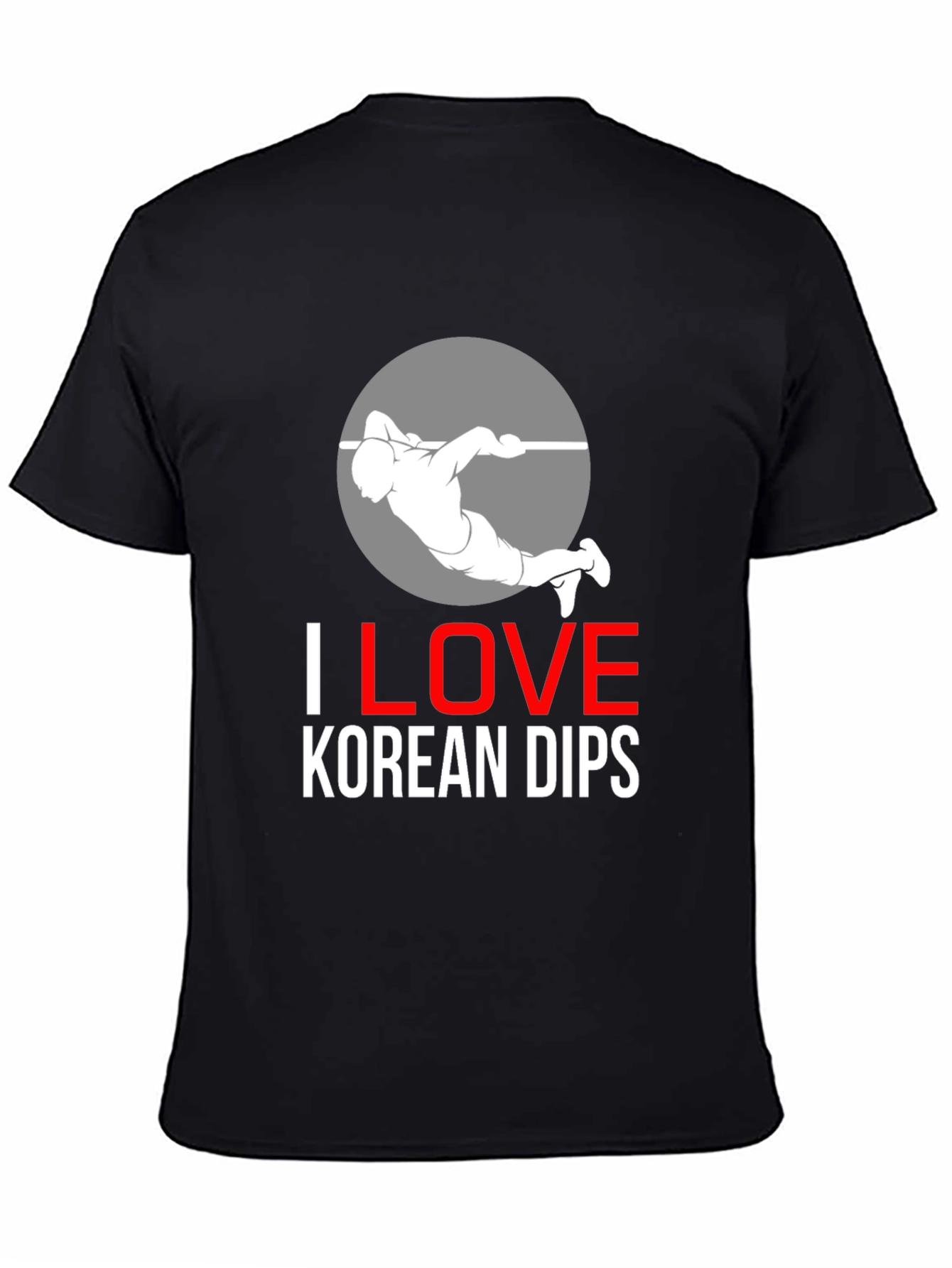 I Love Korean Dips Black T-Shirt