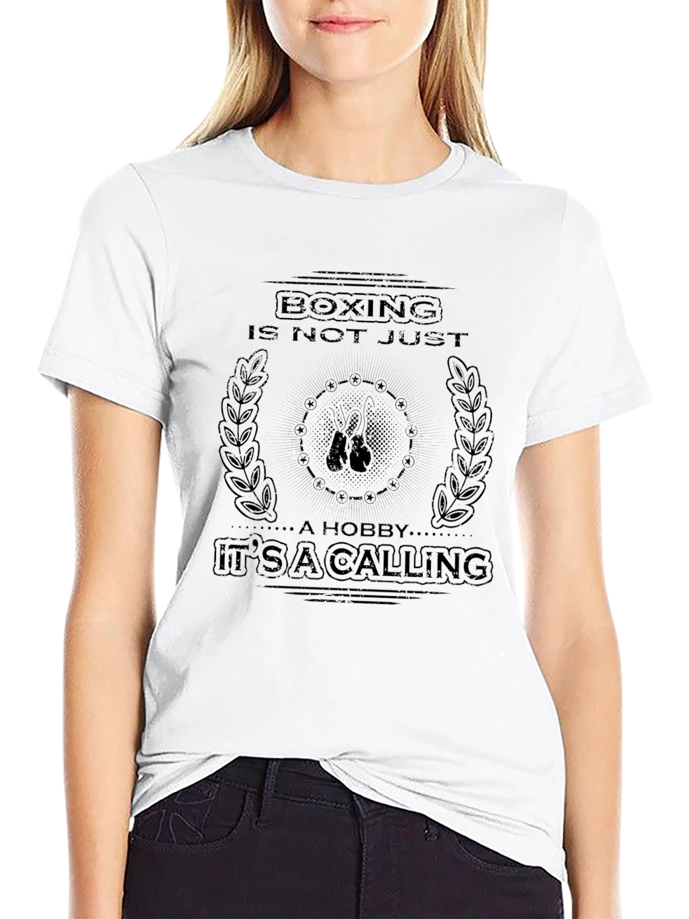 Boxing Is A Calling Black T-Shirt