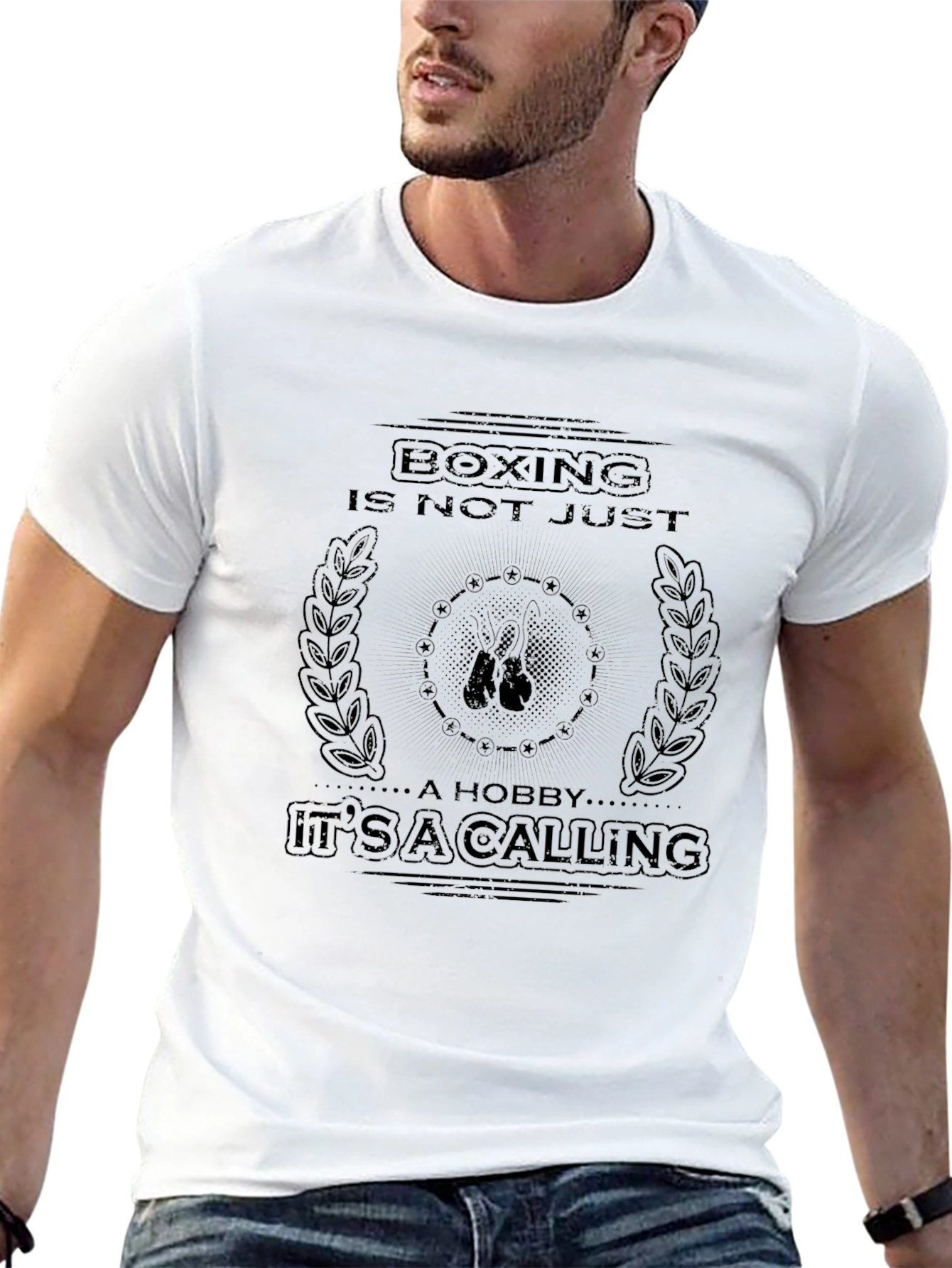 Boxing Is A Calling Black T-Shirt
