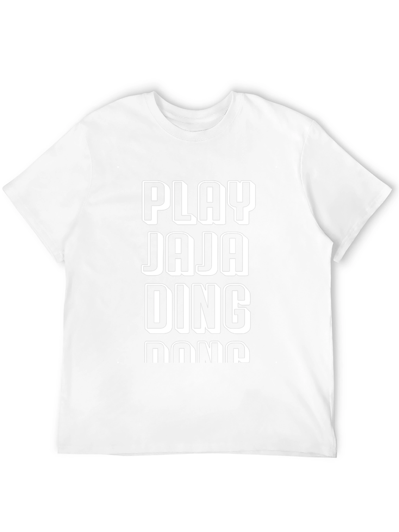 Play Jaja Ding Dong Black Graphic T-Shirt