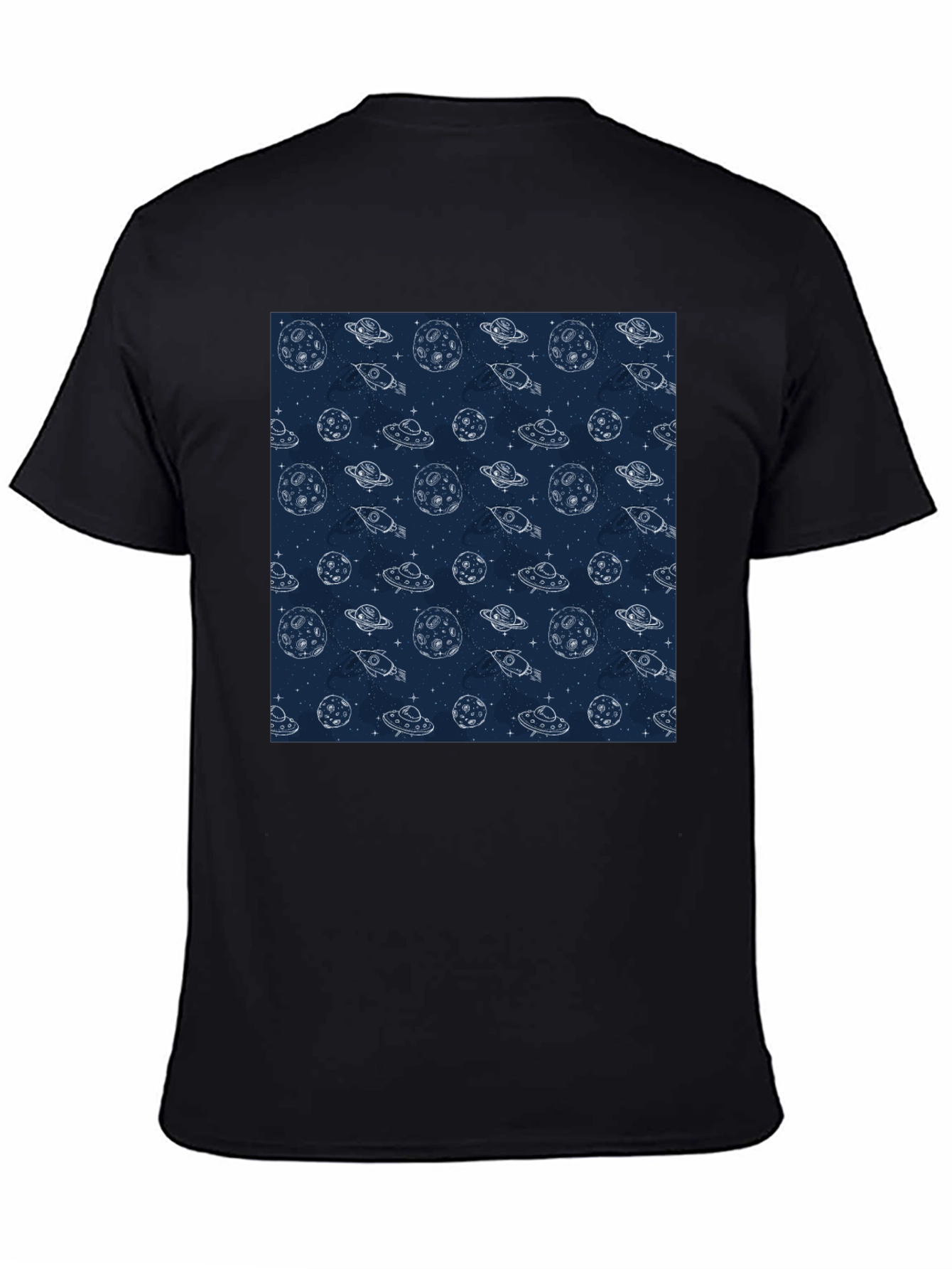 Cosmic Dreams T-Shirt - Space Pattern Tee