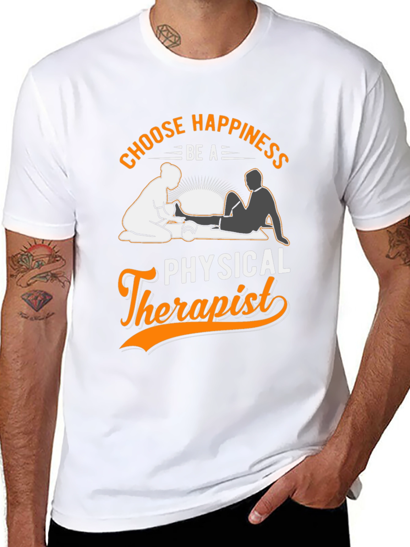 Choose Happiness Physical Therapist T-Shirt