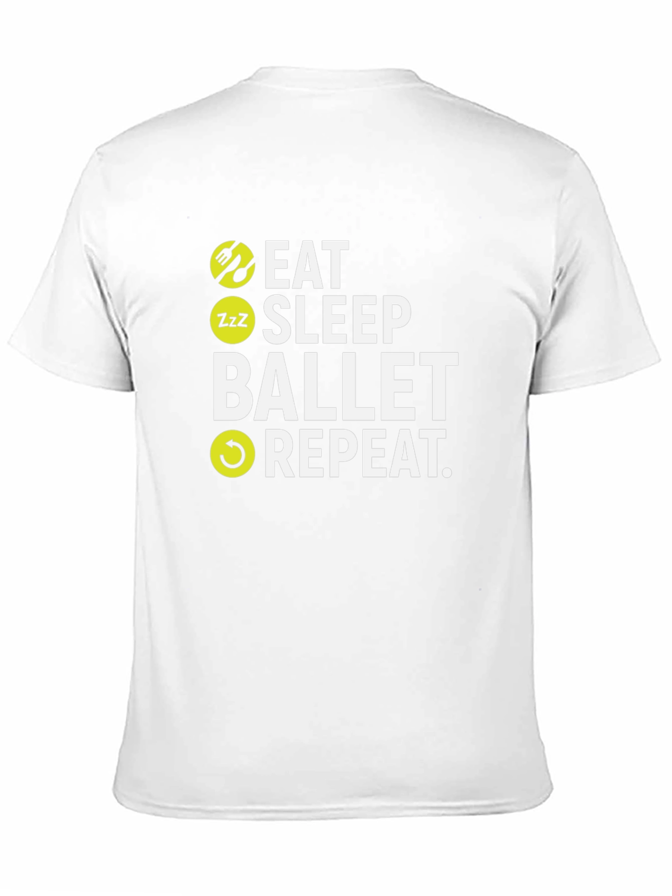 Eat Sleep Ballet Repeat Graphic T-Shirt