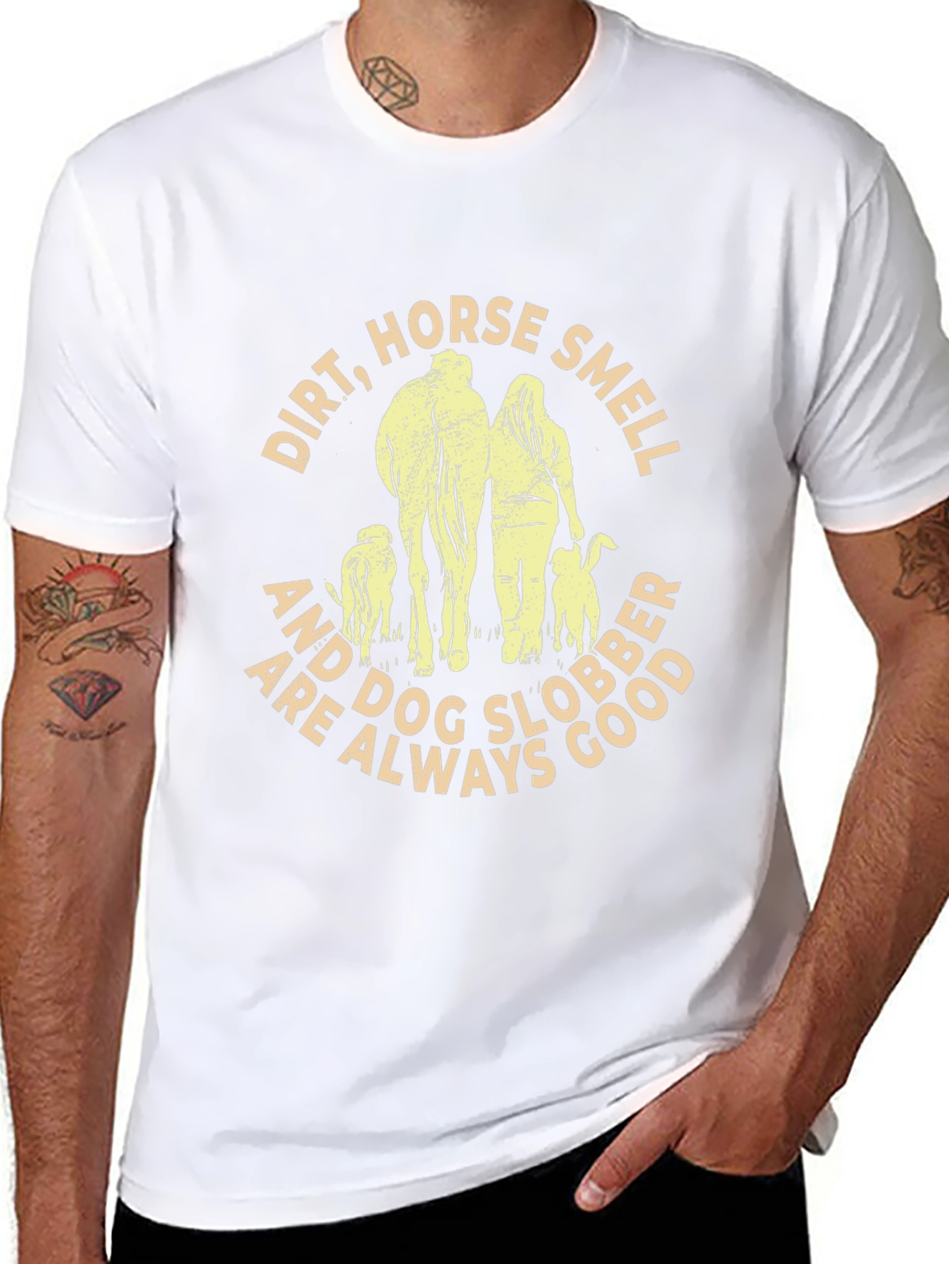 Dirt Horse Smell and Dog Slobber T-Shirt