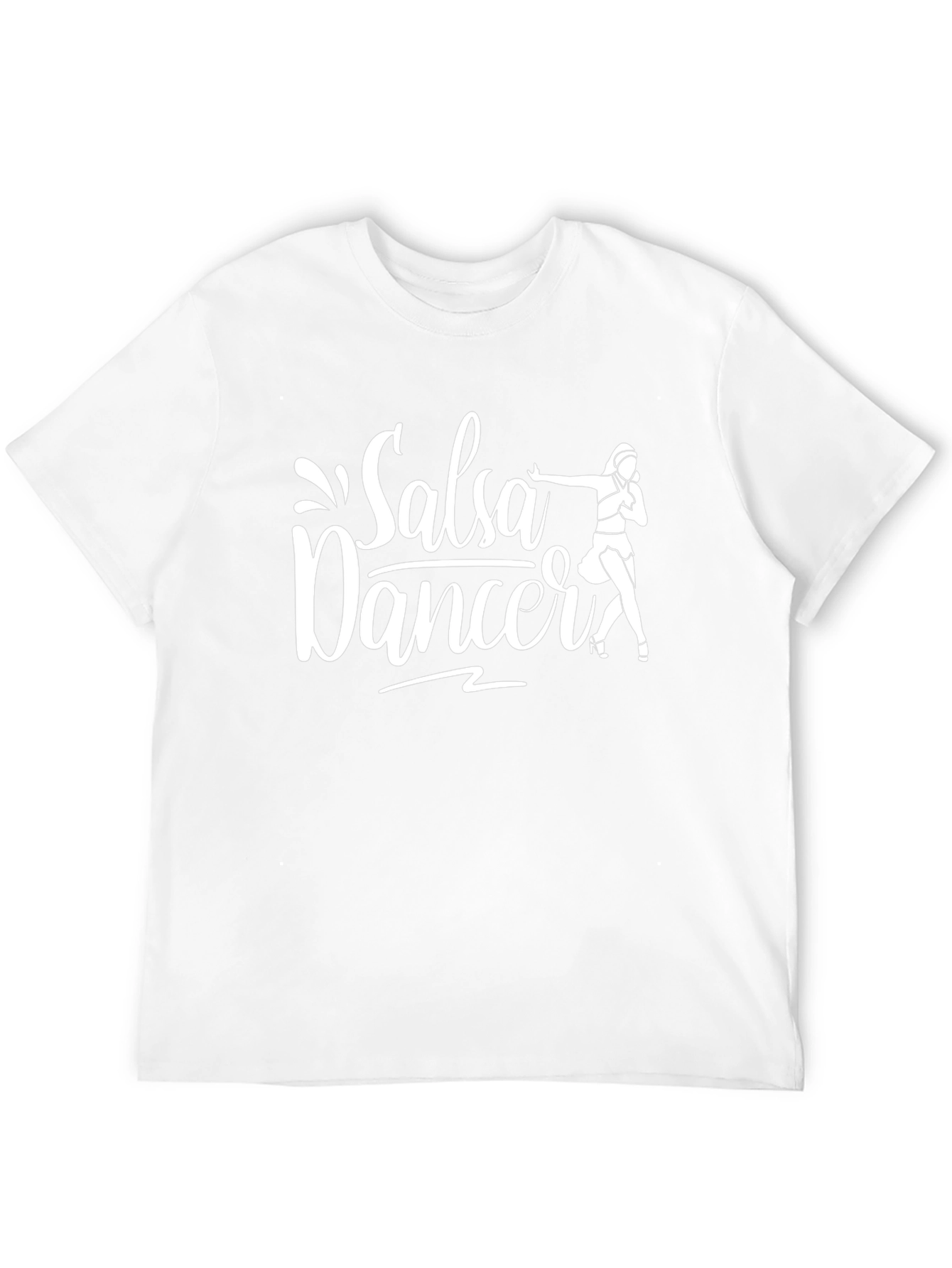 Salsa Dancer Graphic Tee - Black Cotton T-Shirt