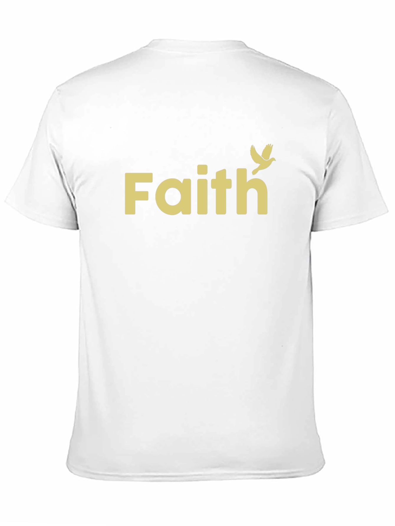 Faith Dove Graphic T-Shirt - Stylish Crew Neck Tee