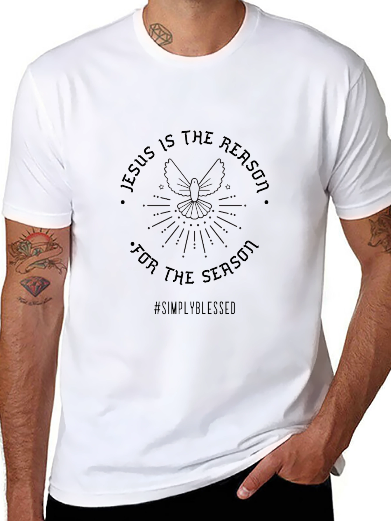 Simply Blessed Jesus is the Reason T-Shirt
