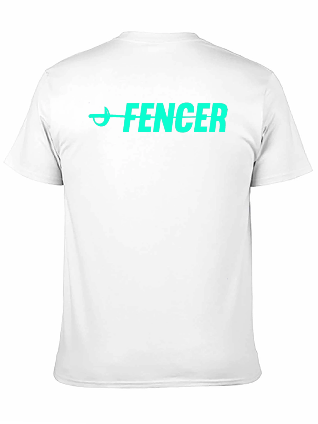 Fencer Graphic Tee - Black Cotton Fencing T-Shirt