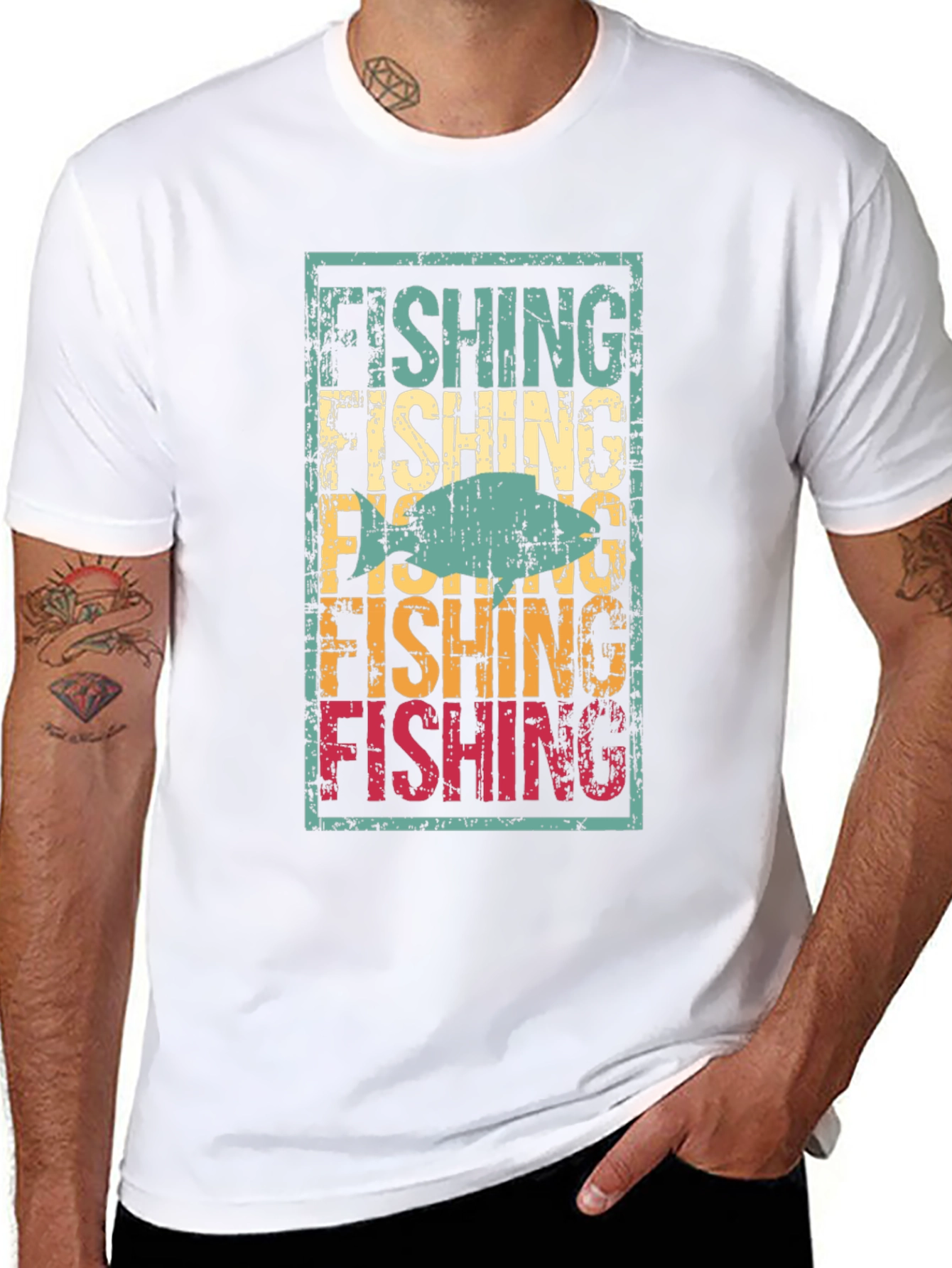 Fishing Retro T-Shirt