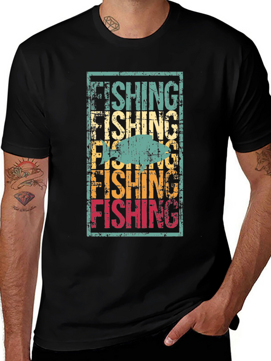 Fishing Retro T-Shirt