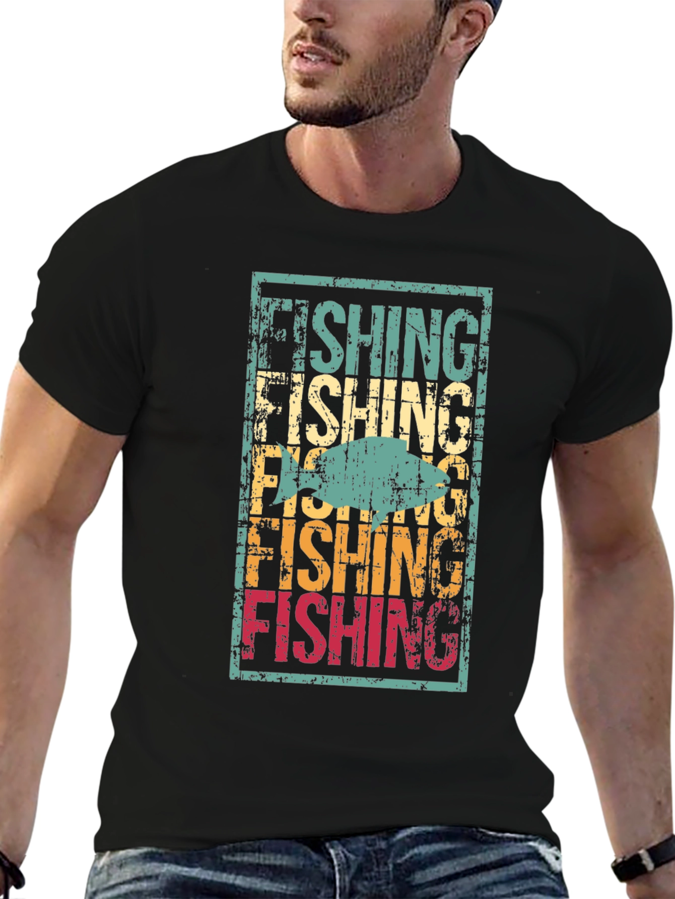 Fishing Retro T-Shirt