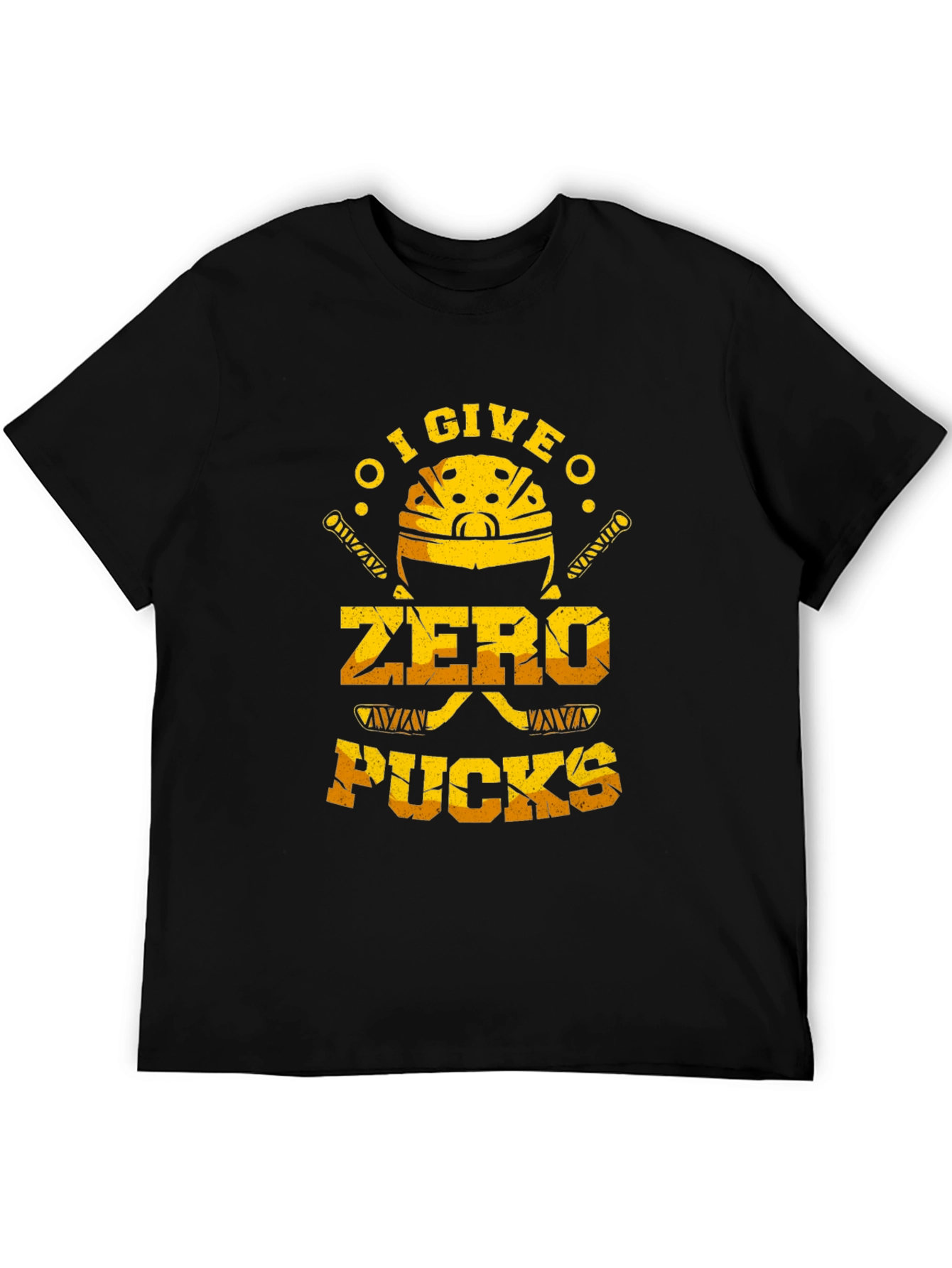 I Give Zero Pucks T-Shirt - Hockey Fan Apparel