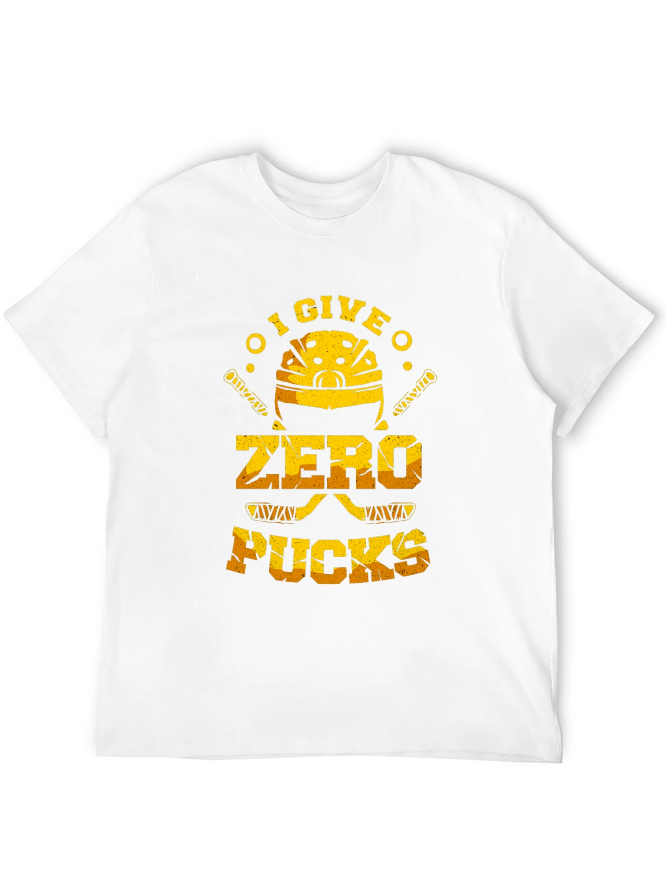 I Give Zero Pucks T-Shirt - Hockey Fan Apparel
