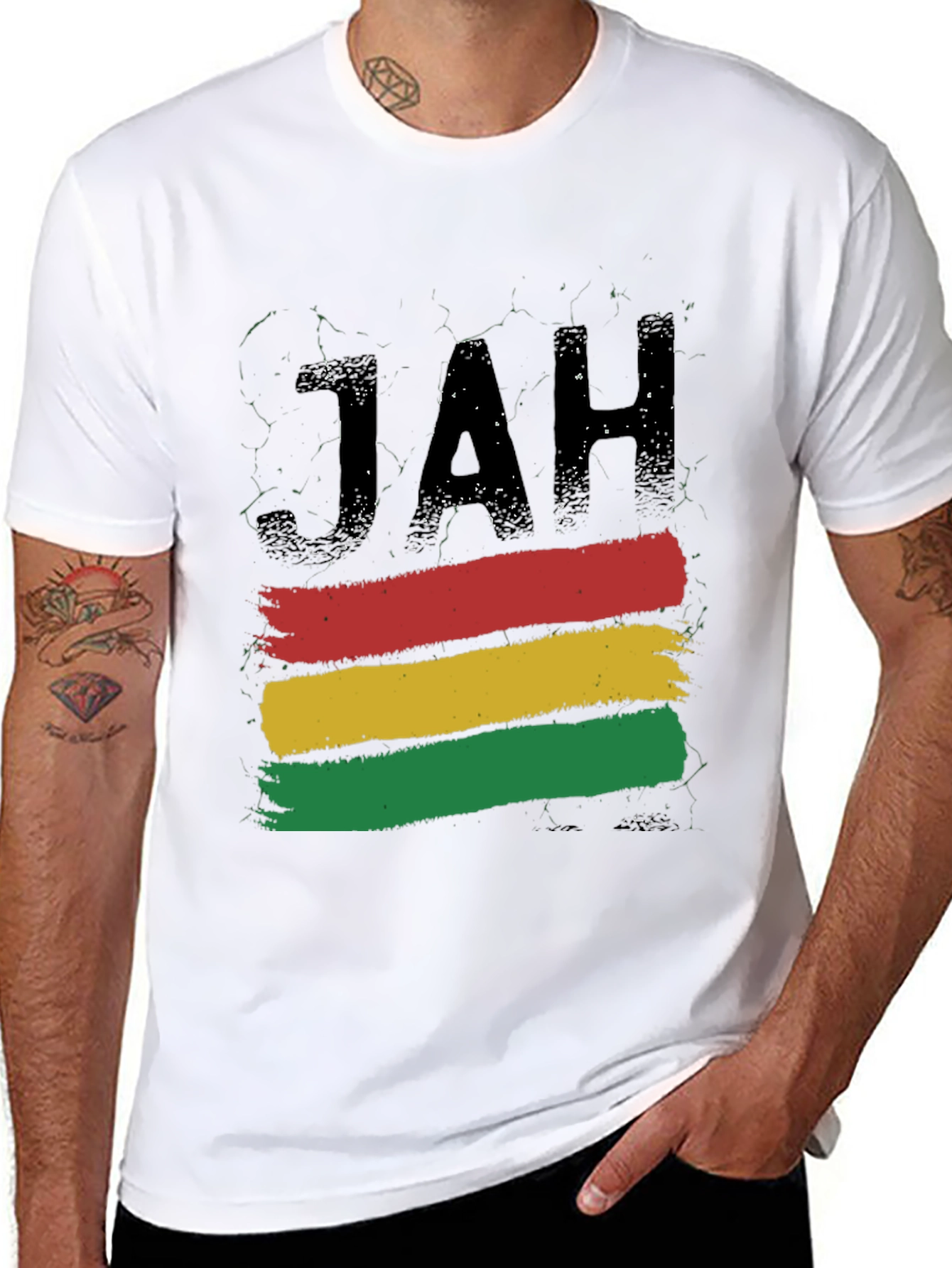 Rasta Jah T-Shirt - Reggae Inspired Tee