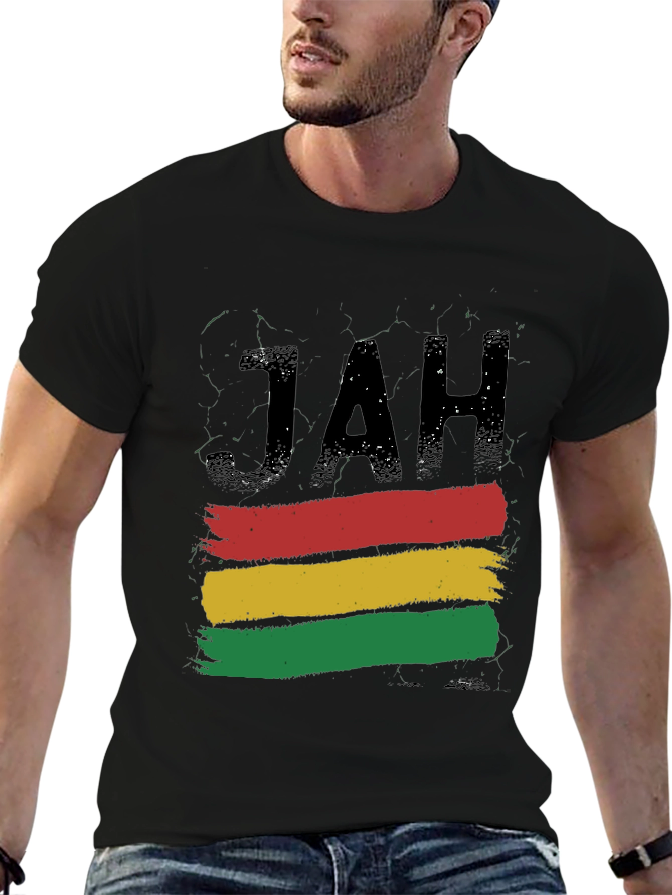 Rasta Jah T-Shirt - Reggae Inspired Tee