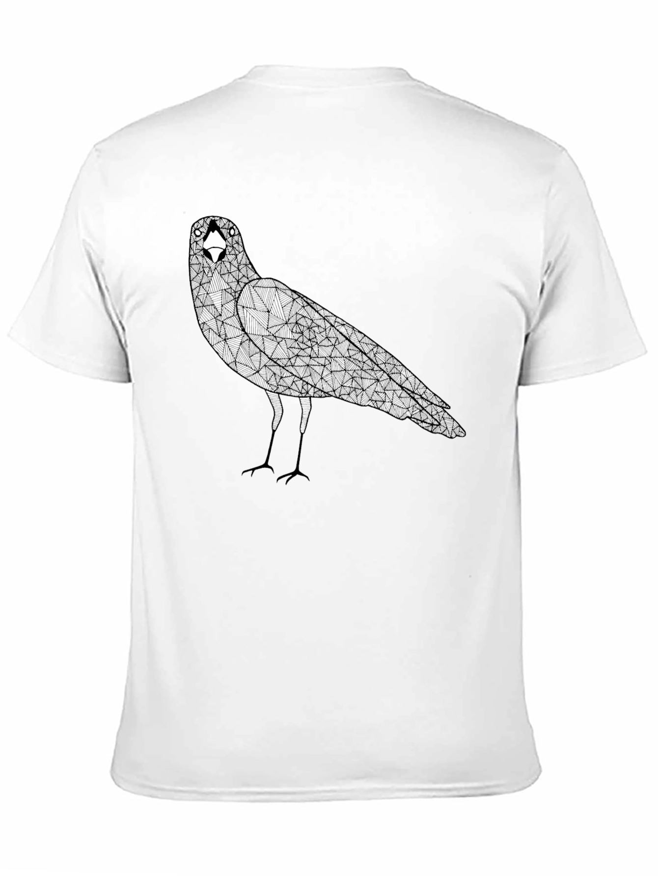 Geometric Raven Black T-Shirt