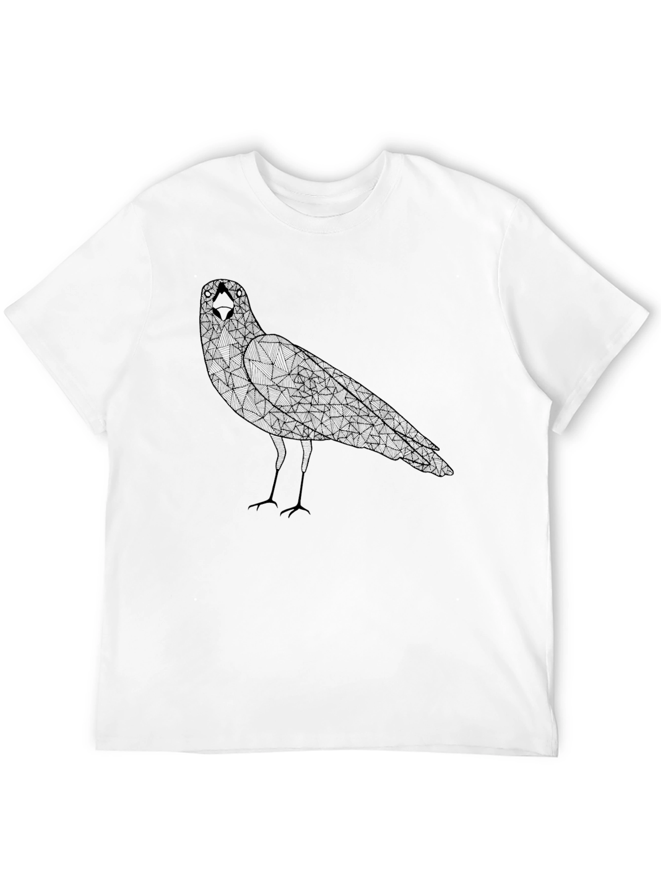 Geometric Raven Black T-Shirt