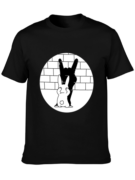 Rabbit Rocker T-Shirt - Fun Graphic Tee