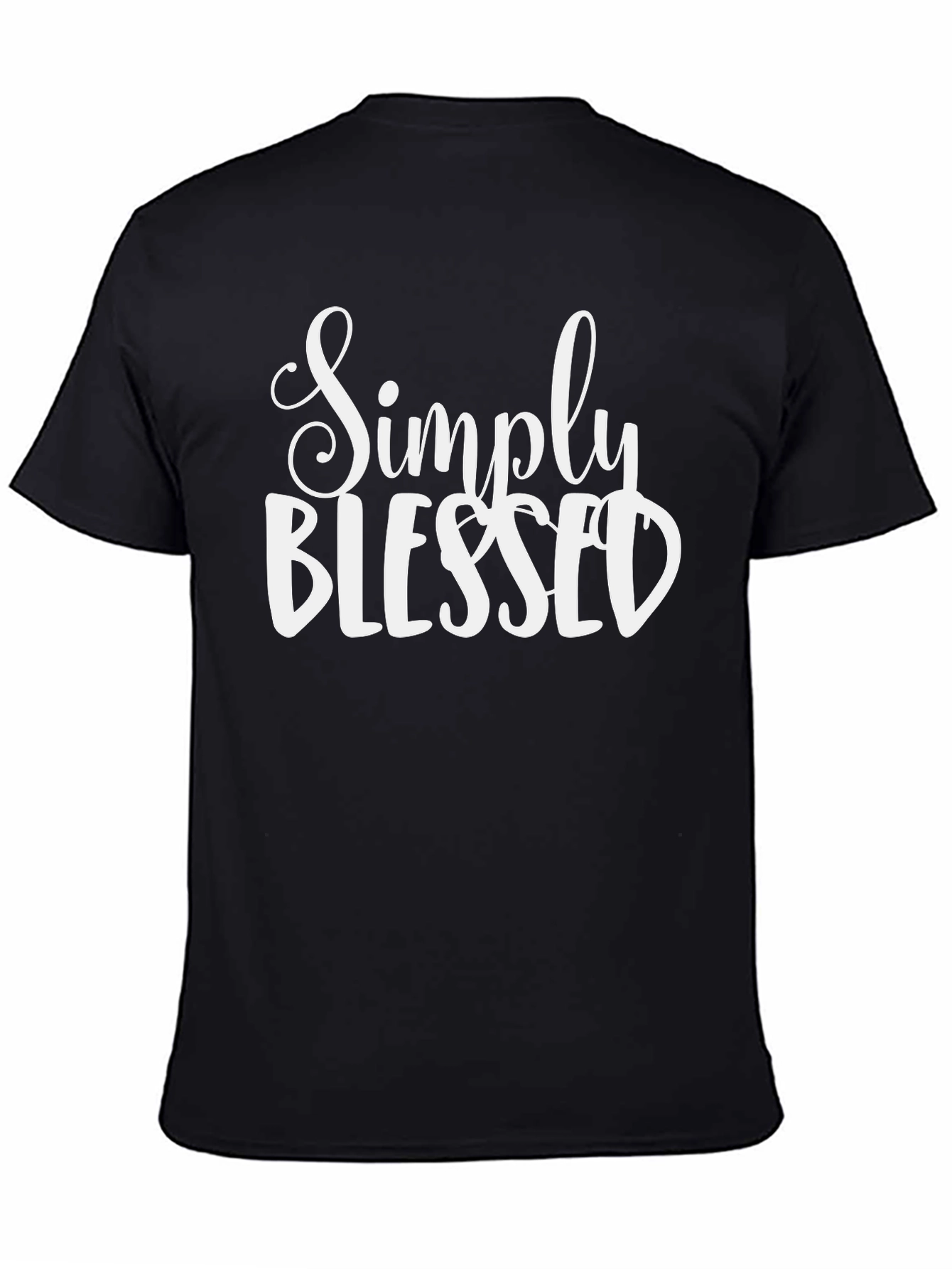 Simply Blessed Black T-Shirt