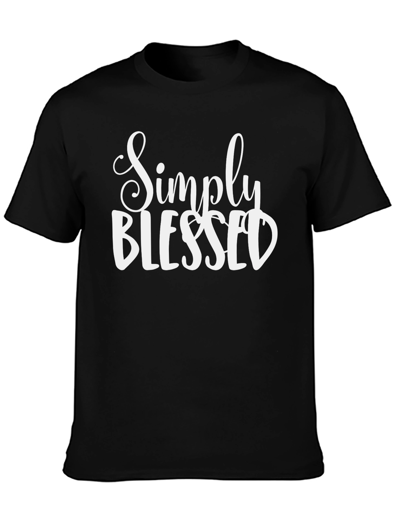 Simply Blessed Black T-Shirt