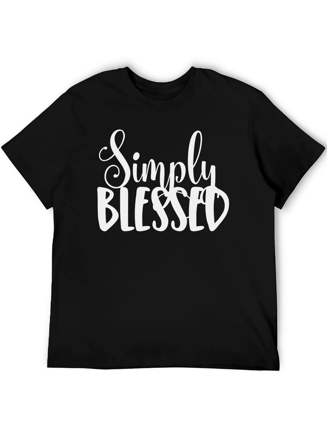 Simply Blessed Black T-Shirt