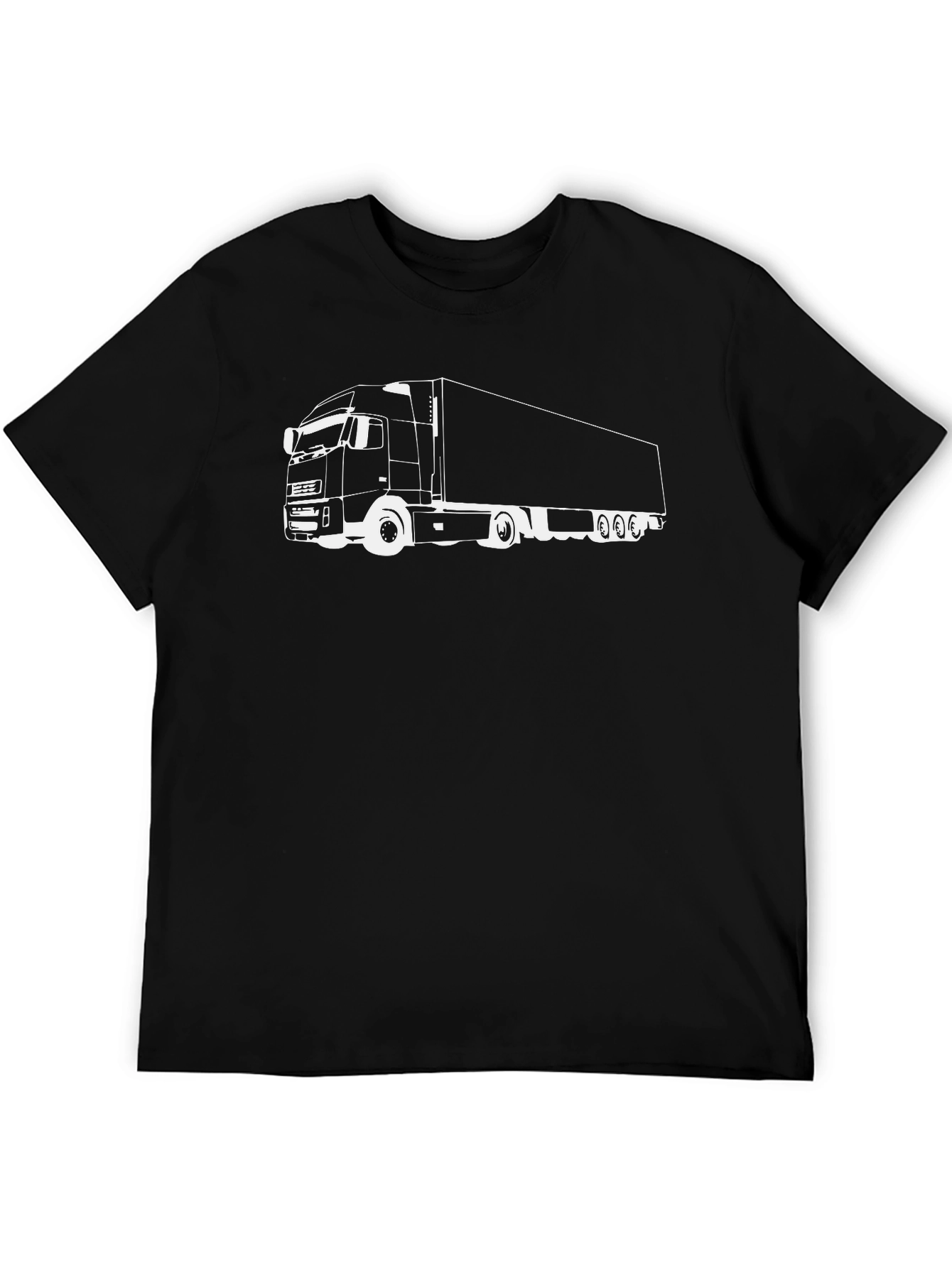 Black Trucker Tee - Road Ready Style