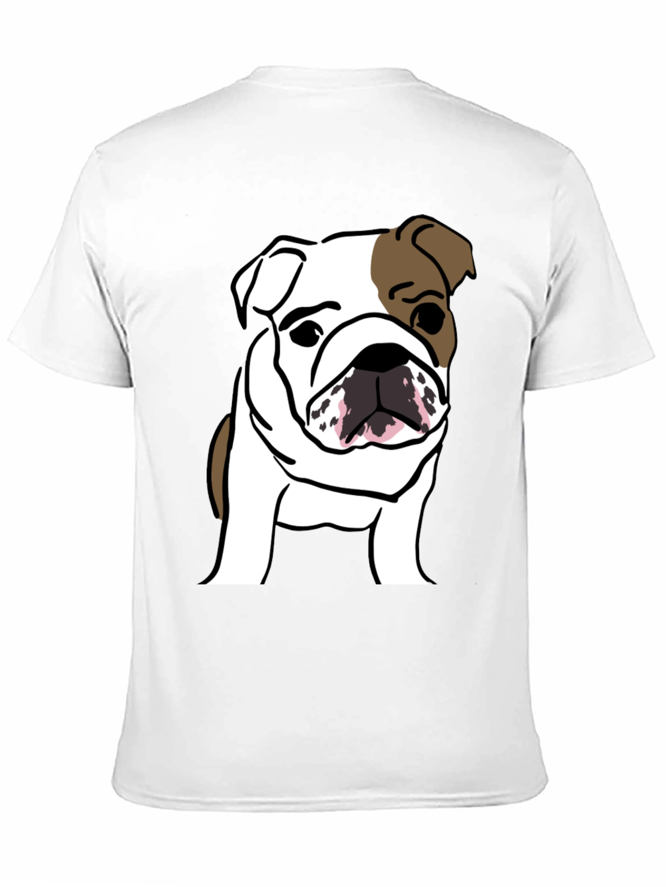 Bulldog Graphic Tee - Trendy Casual Style