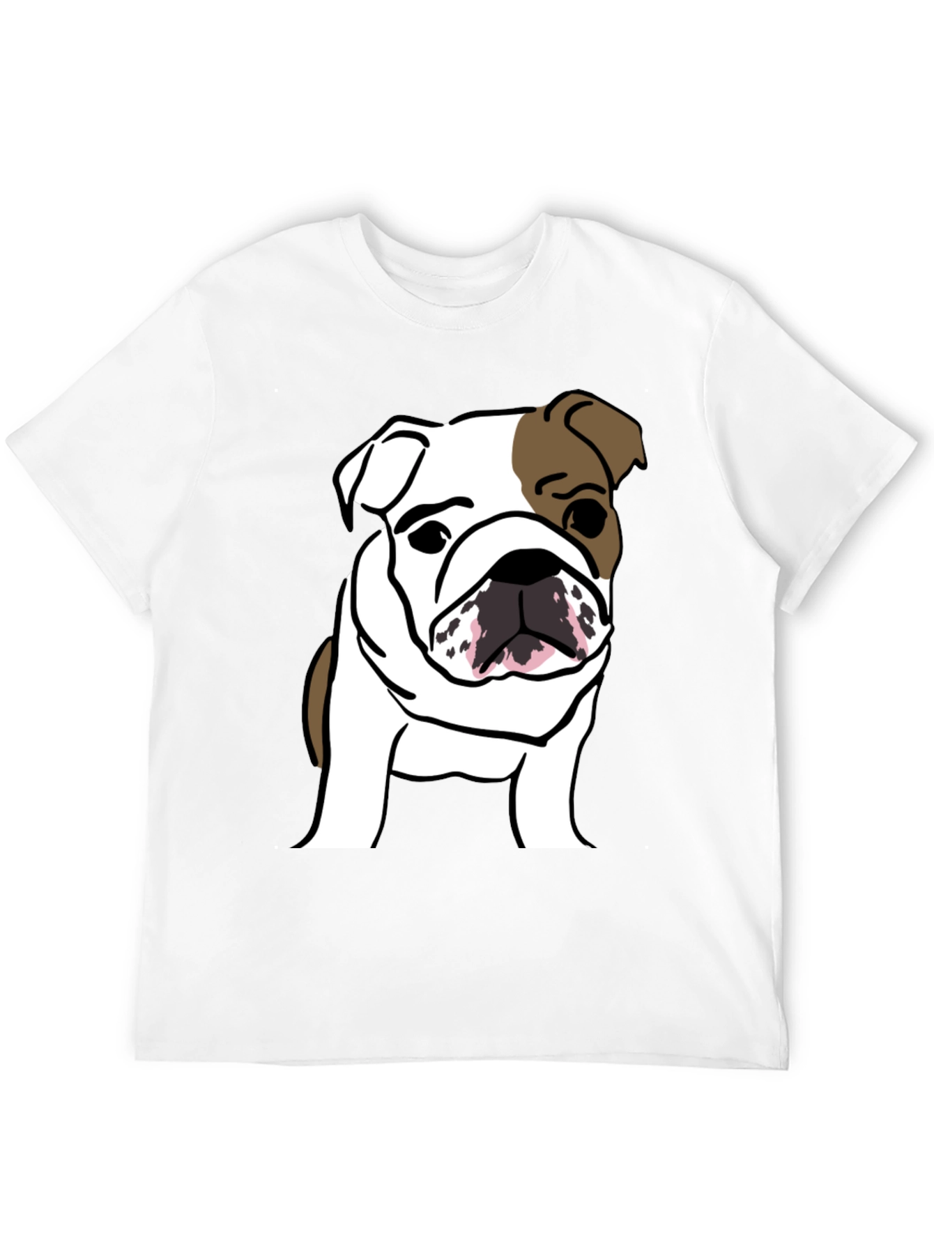 Bulldog Graphic Tee - Trendy Casual Style