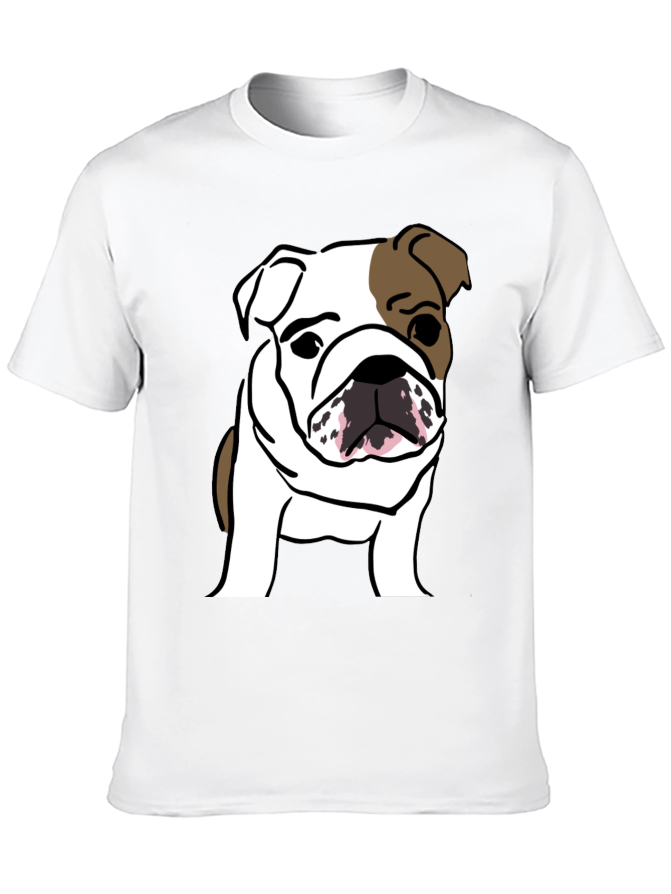 Bulldog Graphic Tee - Trendy Casual Style