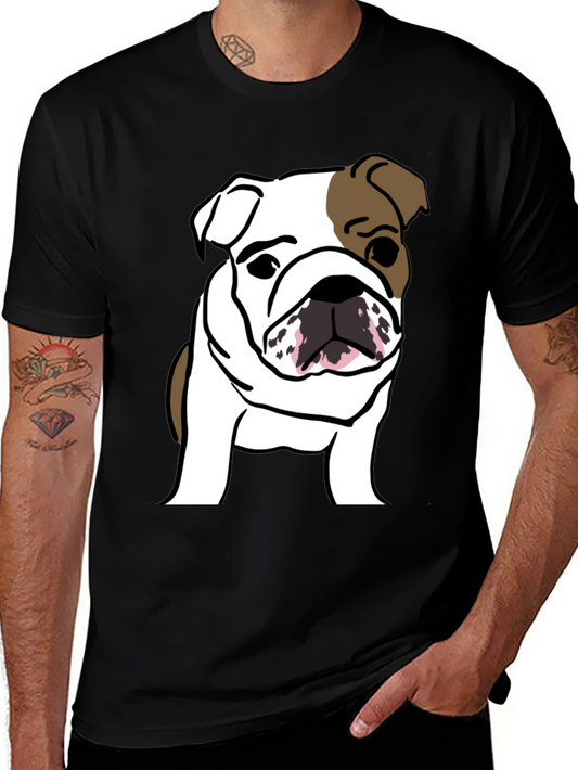 Bulldog Graphic Tee - Trendy Casual Style