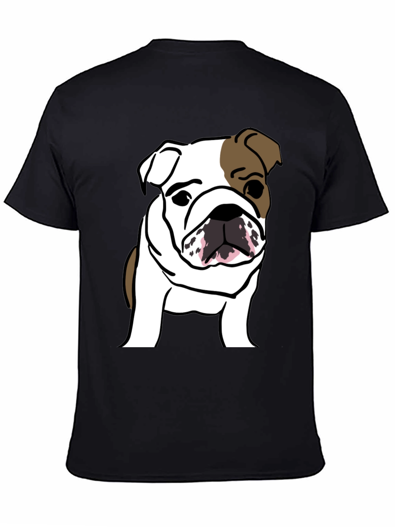 Bulldog Graphic Tee - Trendy Casual Style