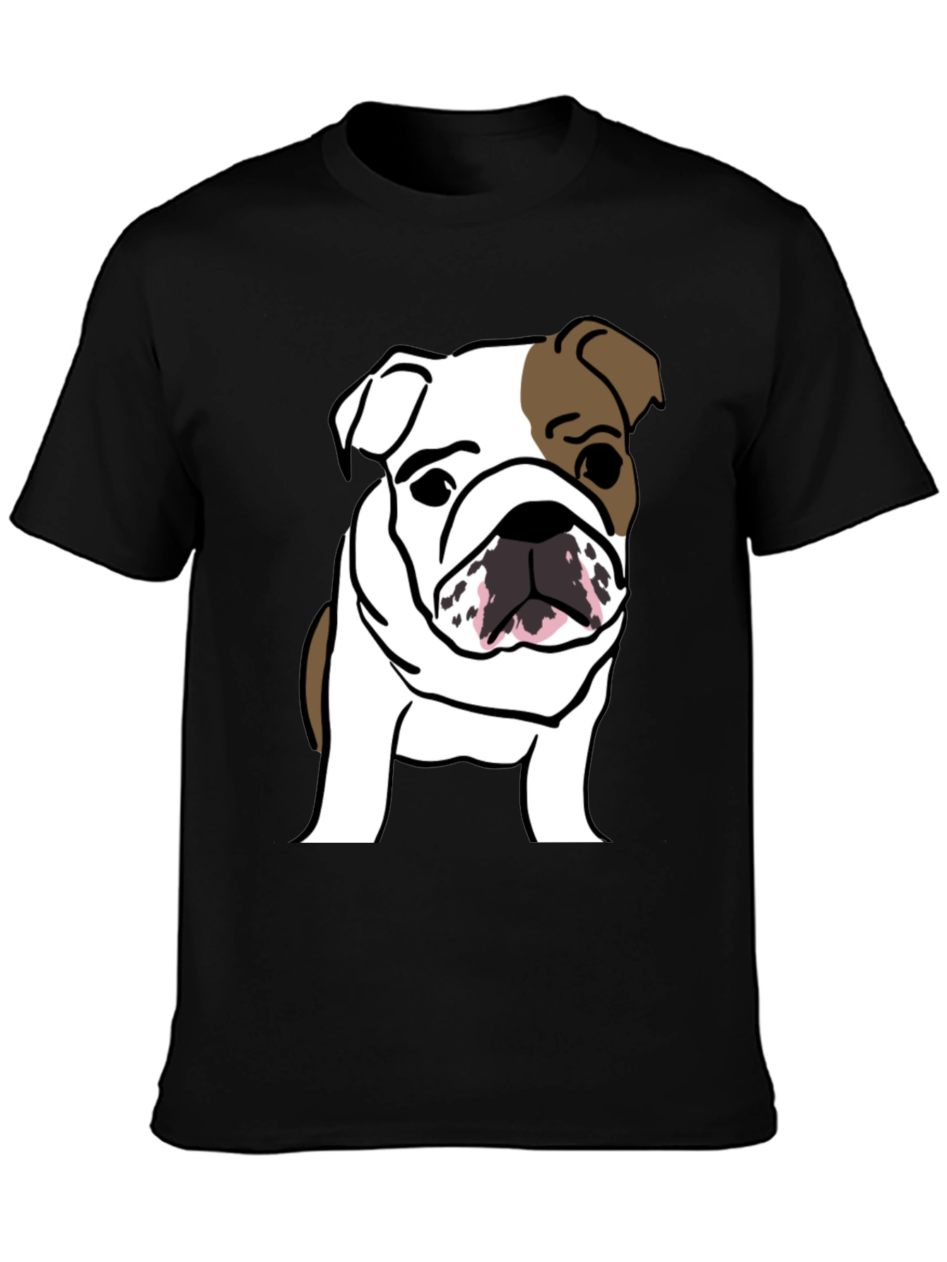 Bulldog Graphic Tee - Trendy Casual Style