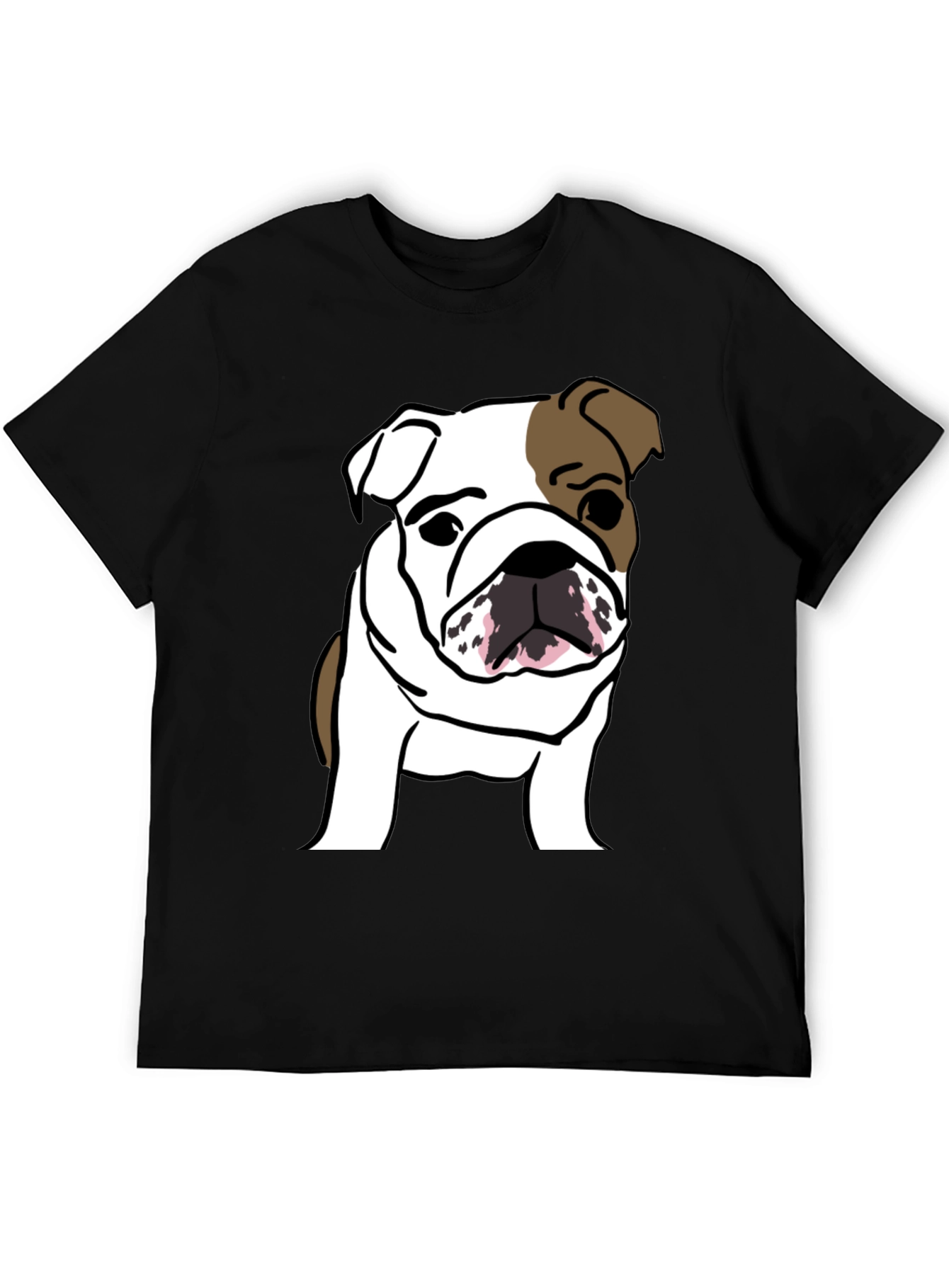 Bulldog Graphic Tee - Trendy Casual Style