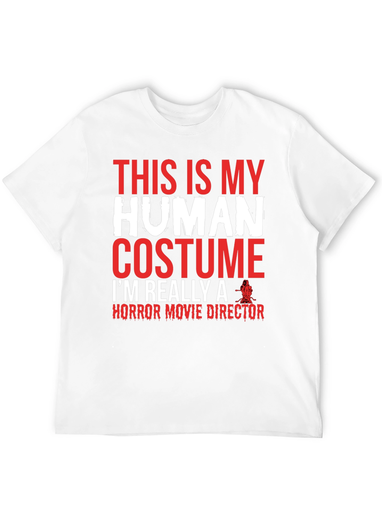 Horror Movie Director Human Costume T-Shirt