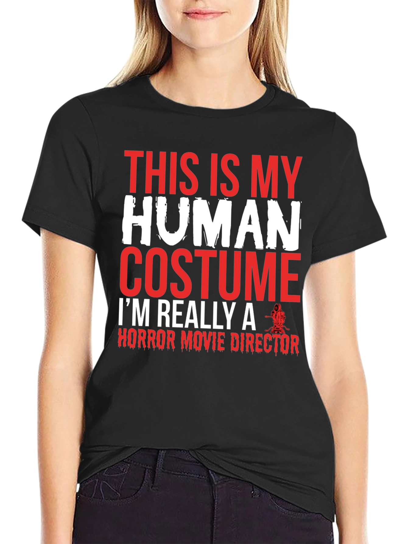 Horror Movie Director Human Costume T-Shirt