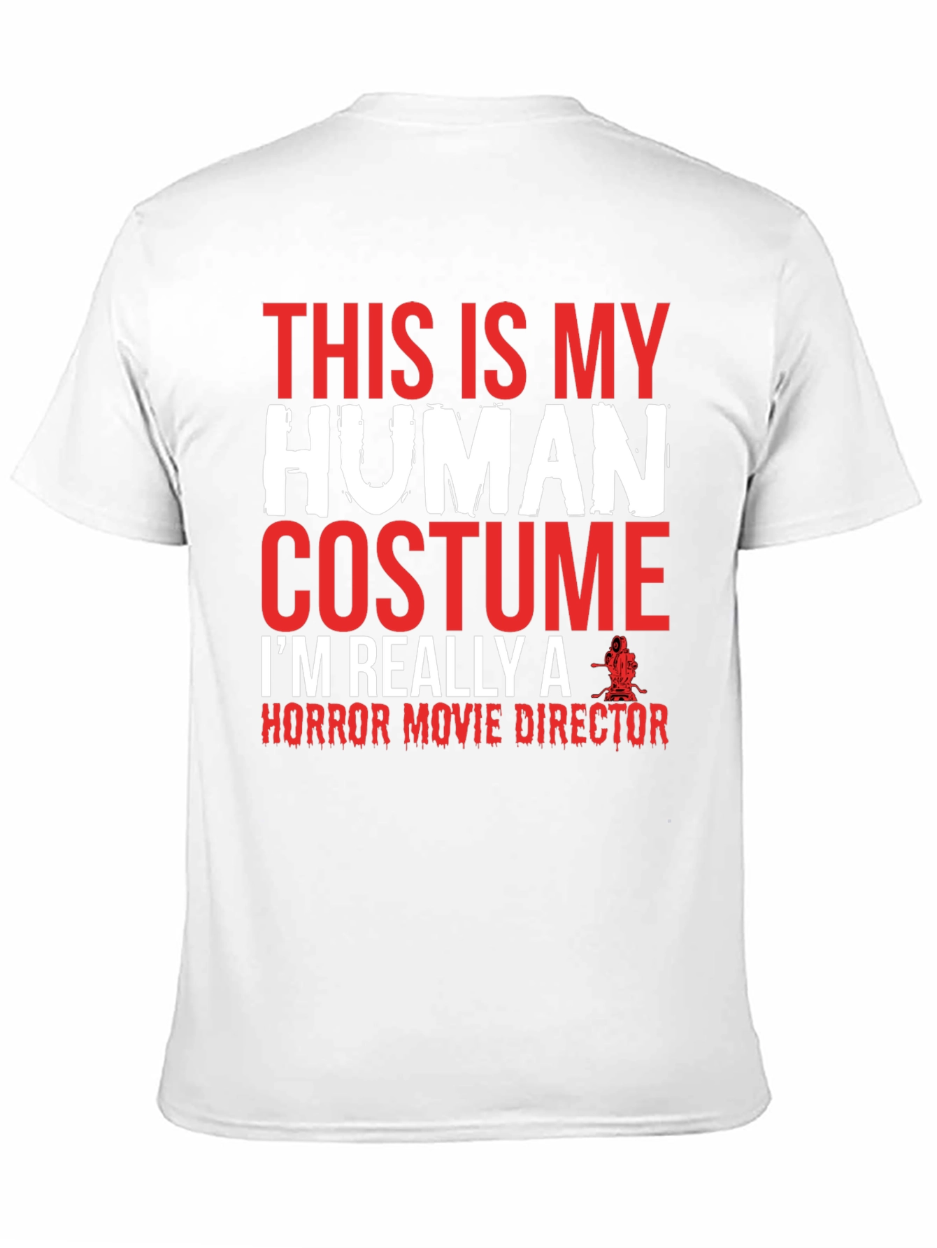 Horror Movie Director Human Costume T-Shirt