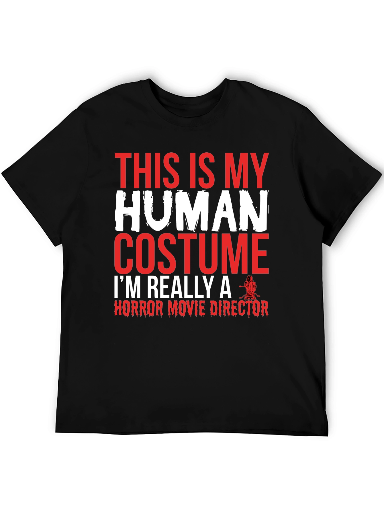 Horror Movie Director Human Costume T-Shirt