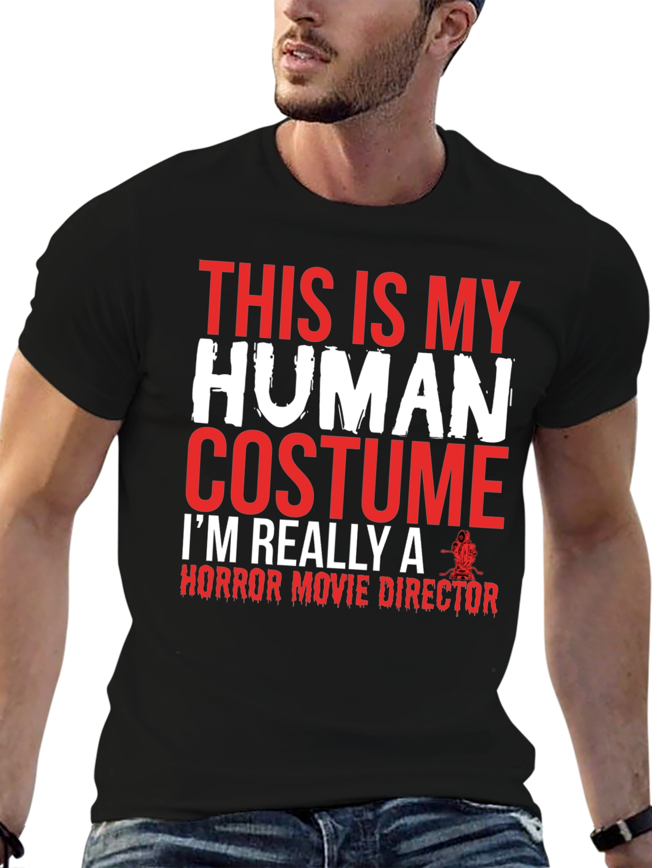 Horror Movie Director Human Costume T-Shirt