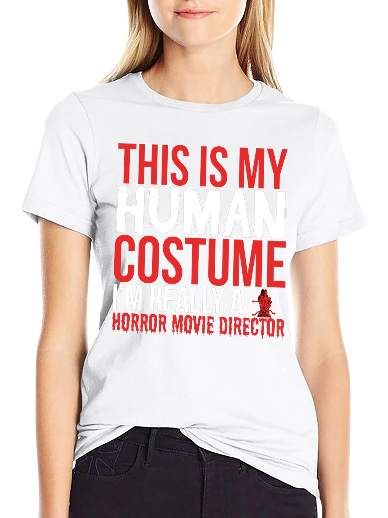 Horror Movie Director Human Costume T-Shirt