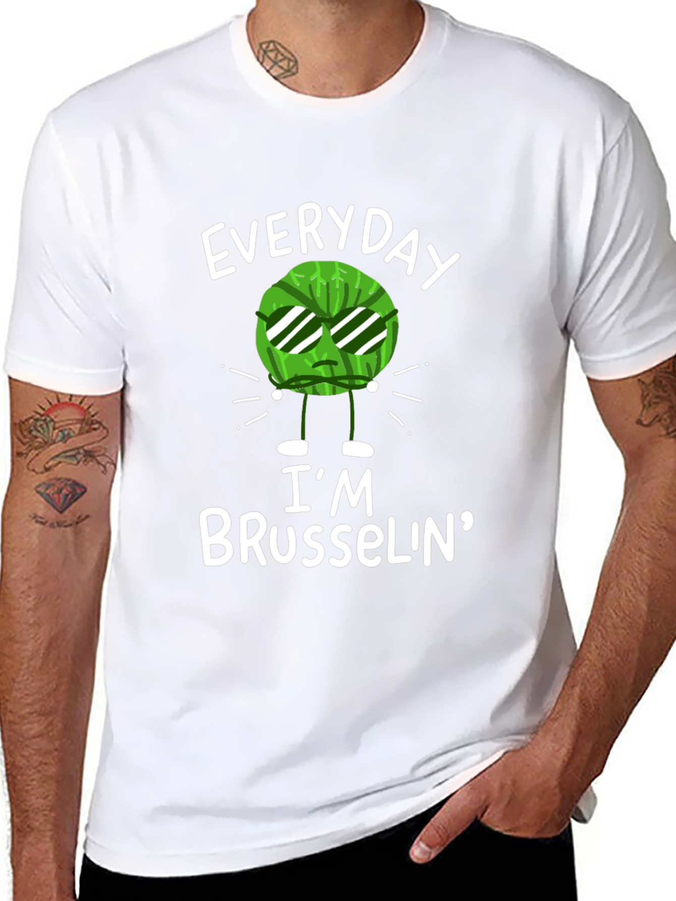 Everyday Im Brusselin Black T-Shirt