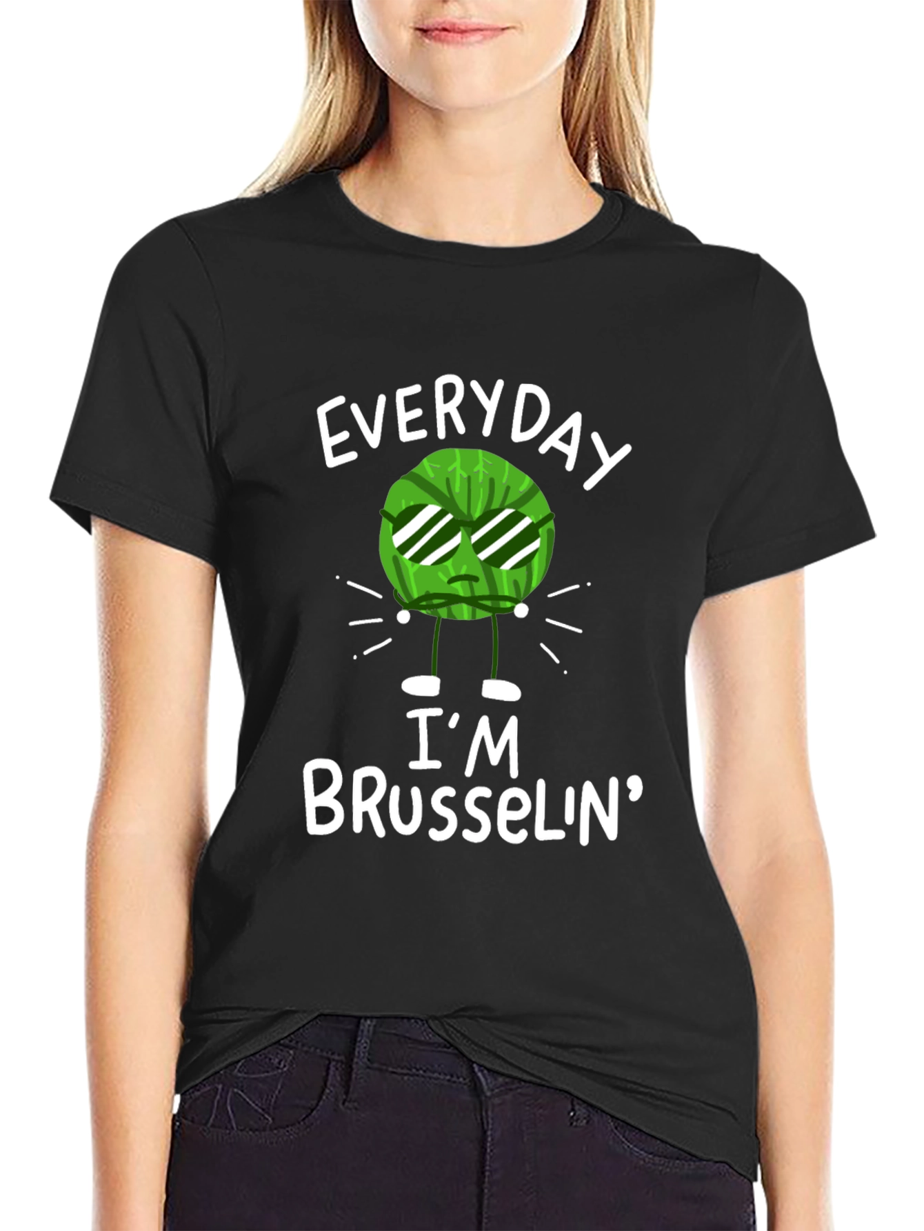 Everyday Im Brusselin Black T-Shirt