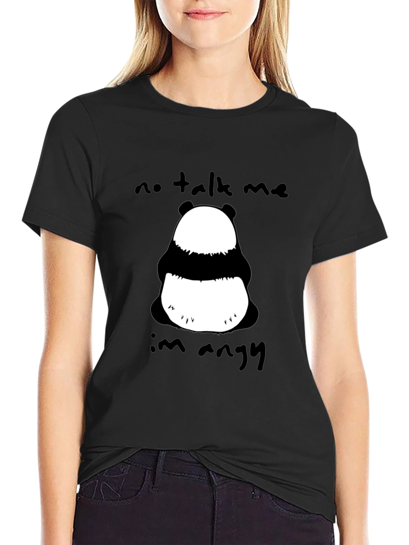 Angry Panda Graphic T-Shirt - Unisex Cotton Tee