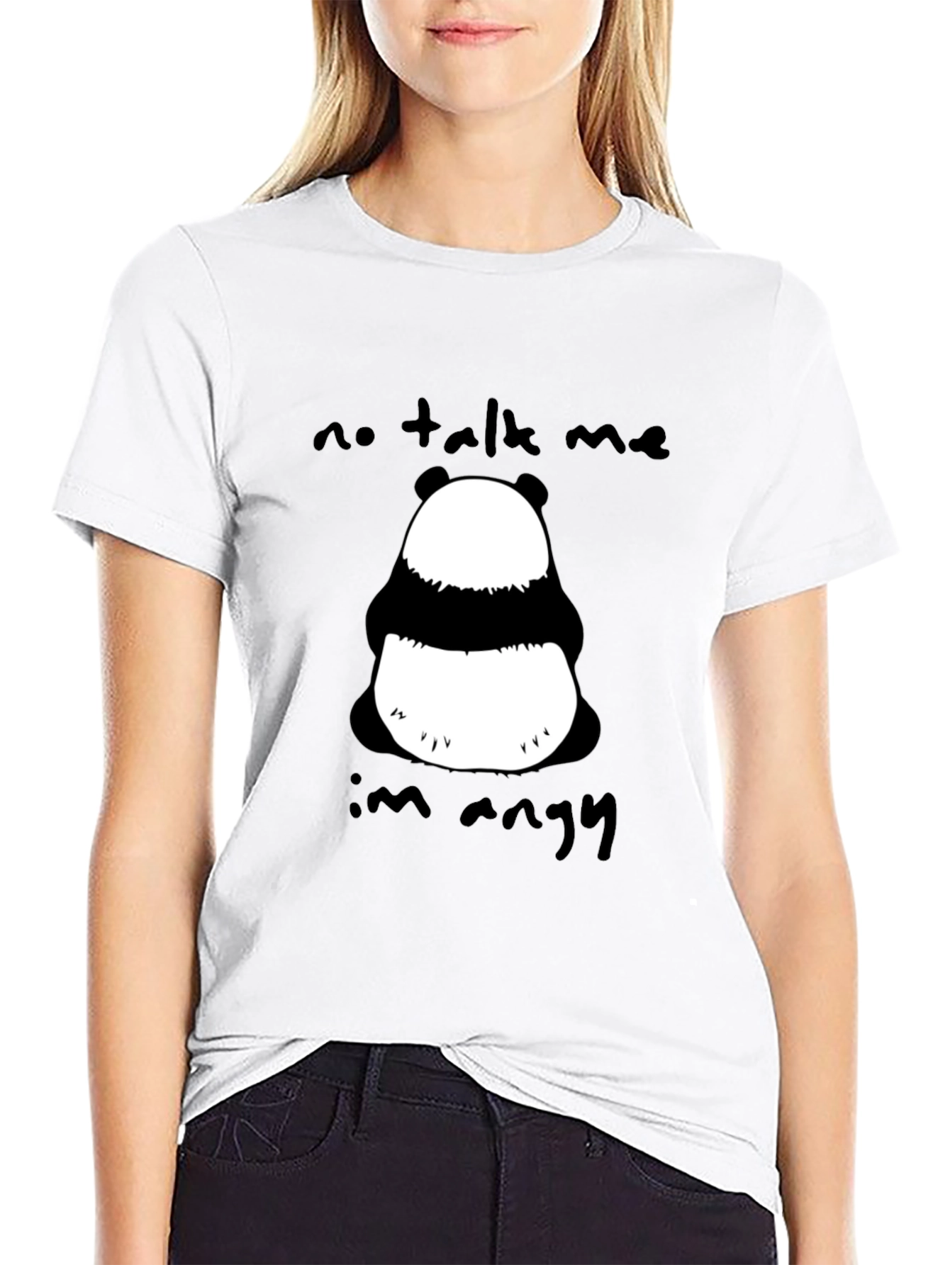 Angry Panda Graphic T-Shirt - Unisex Cotton Tee