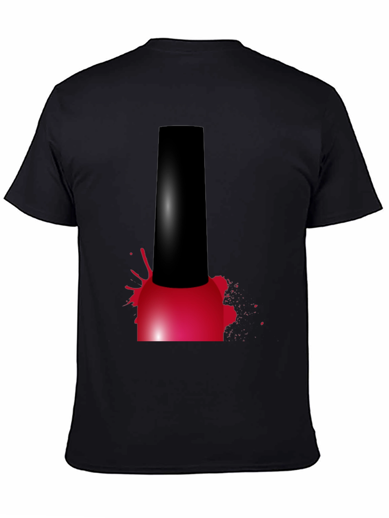 Nail Polish Splatter Graphic T-Shirt
