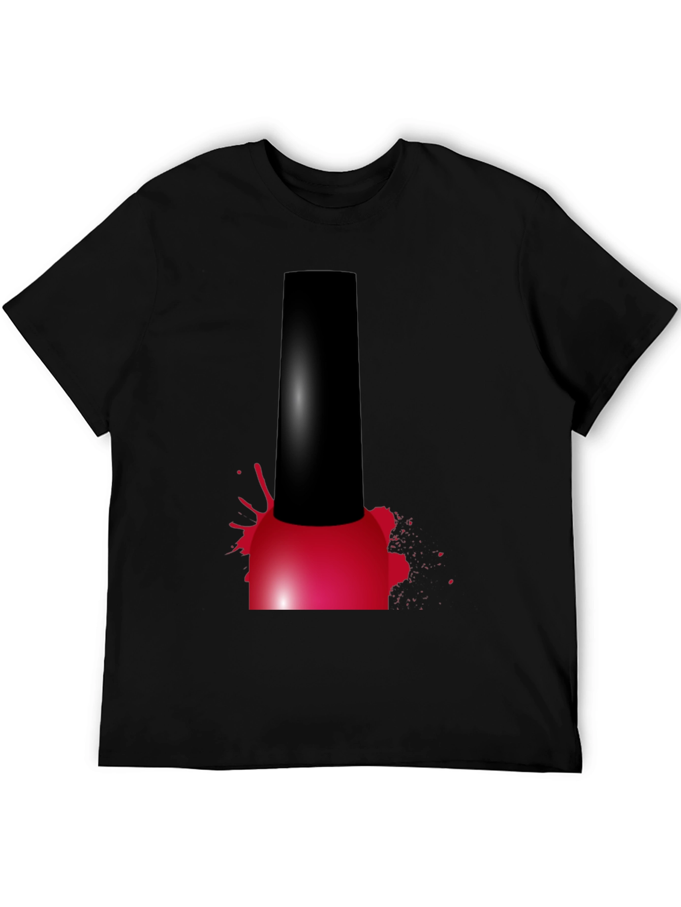 Nail Polish Splatter Graphic T-Shirt
