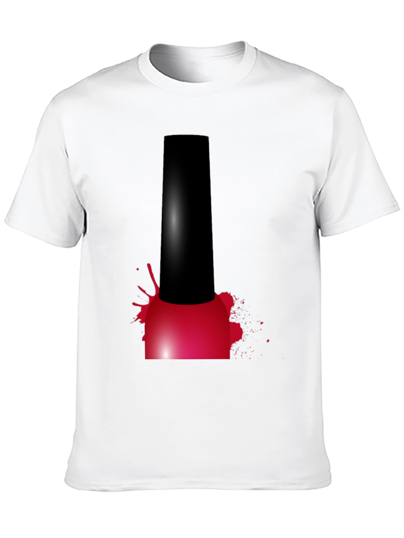 Nail Polish Splatter Graphic T-Shirt