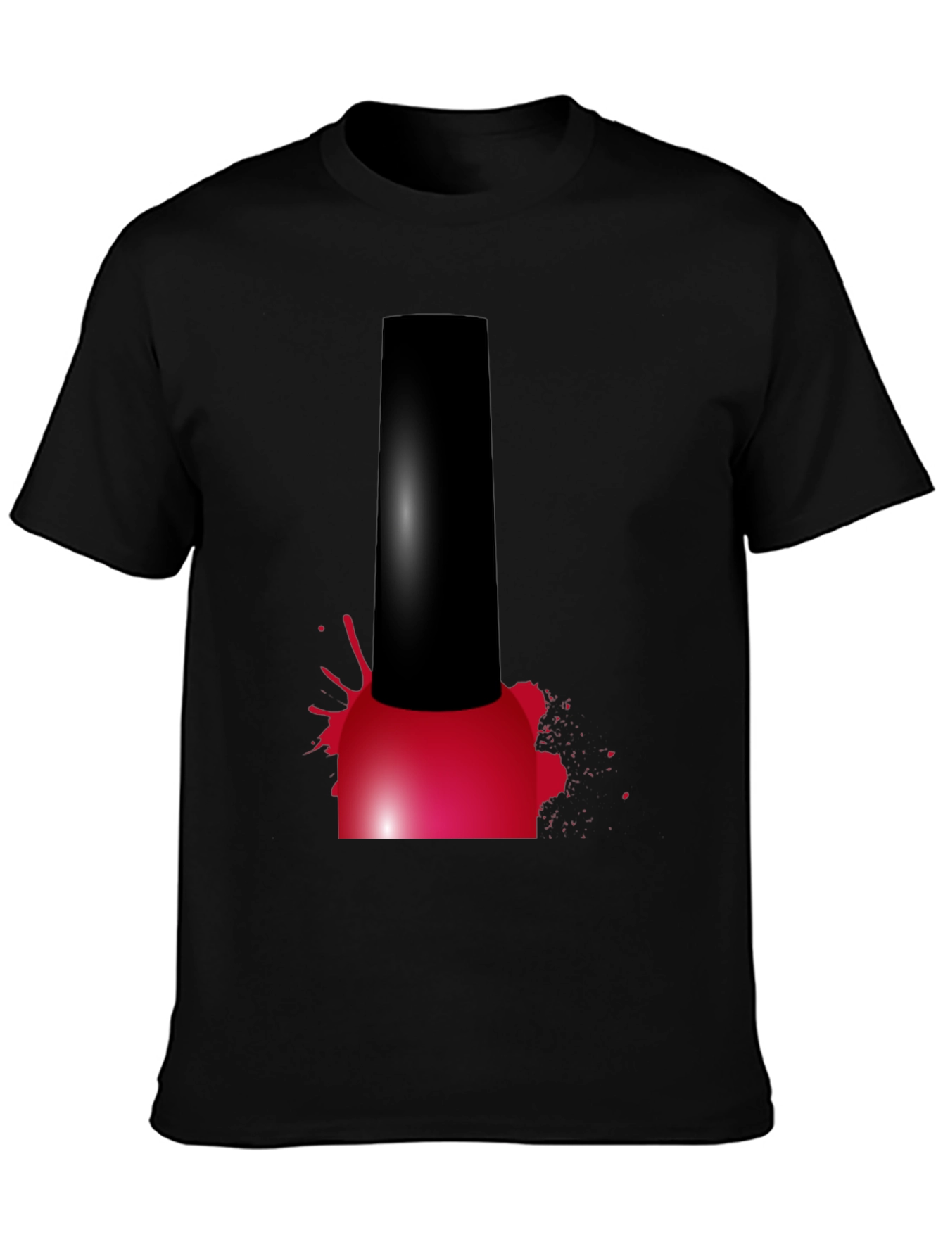 Nail Polish Splatter Graphic T-Shirt