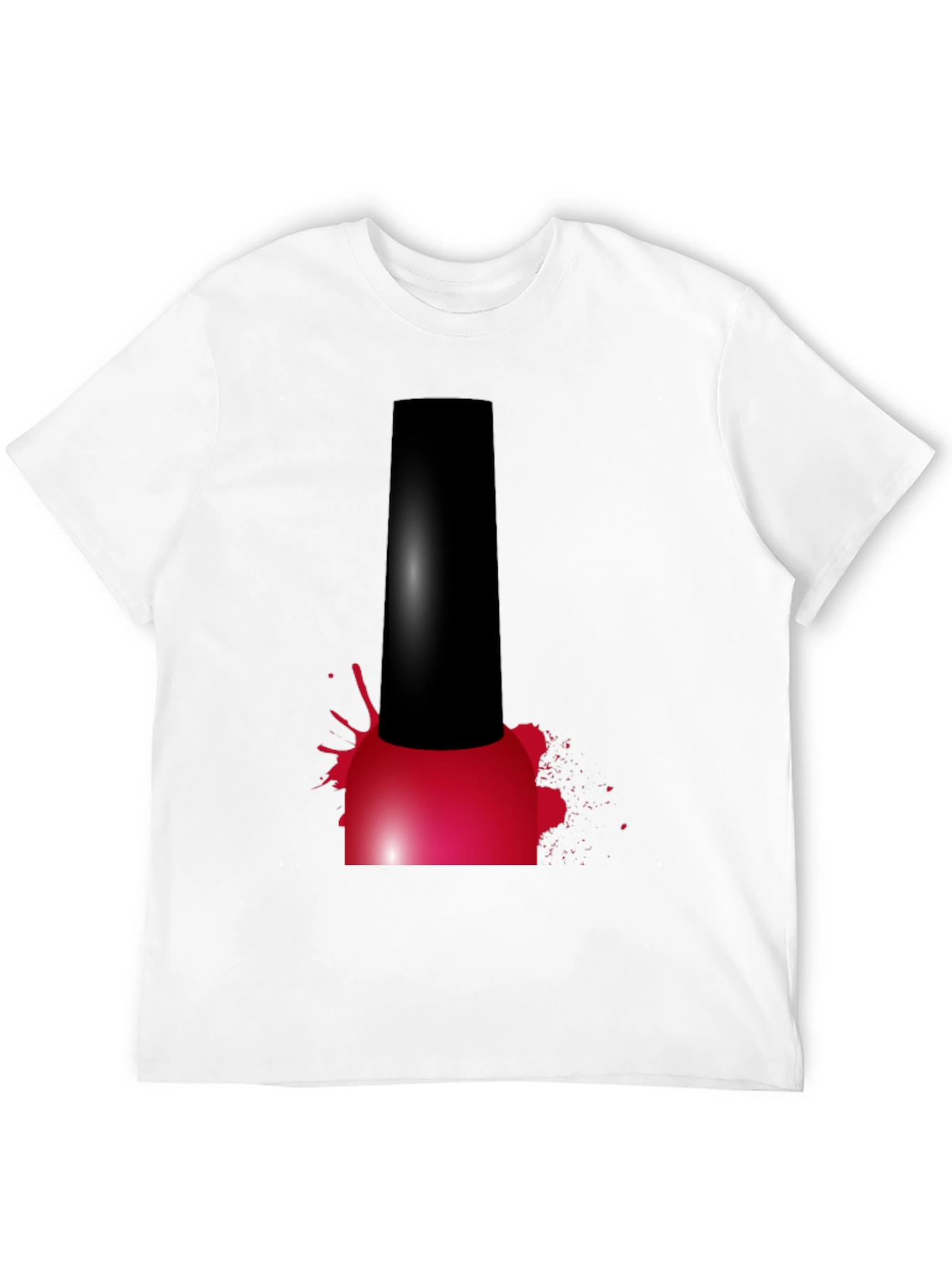 Nail Polish Splatter Graphic T-Shirt