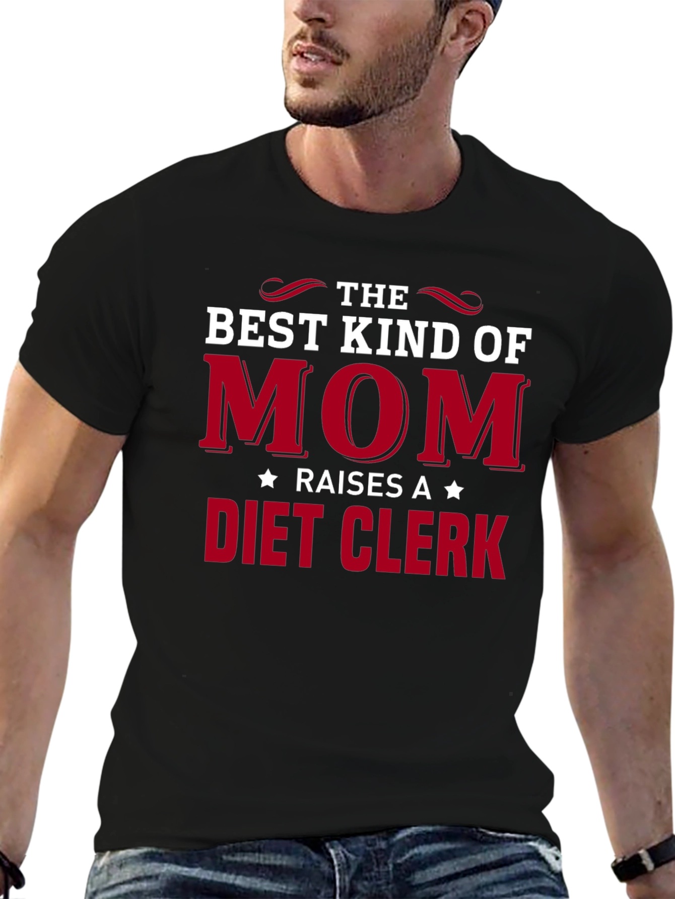 Best Kind of Mom Diet Clerk Graphic Tee